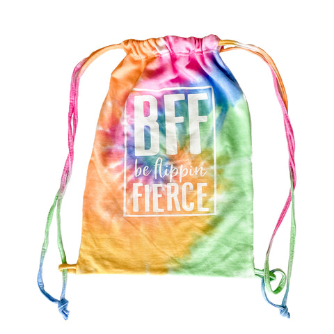 Tie Dye Knit BFF Logo Gym Bag