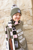 BFF Logo Pom Beanie & Stadium Scarf Set