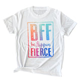 Be Flippin Fierce™️ Rainbow Sparkle T-Shirt