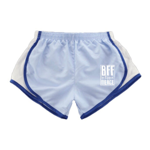 Athletic BFF Logo Shorts - Carolina Blue