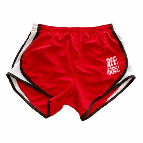 Athletic BFF Logo Shorts - Red